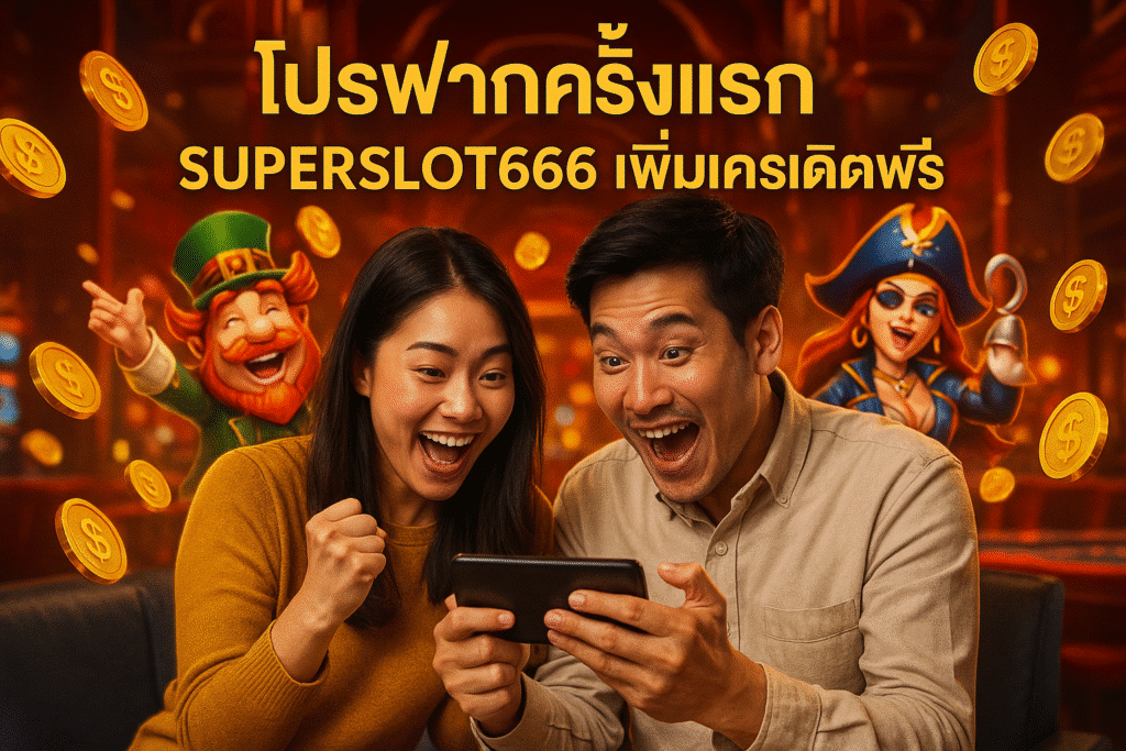 โปรฝากครั้งแรก SUPERSLOT666 เพิ่มเครดิตฟรี