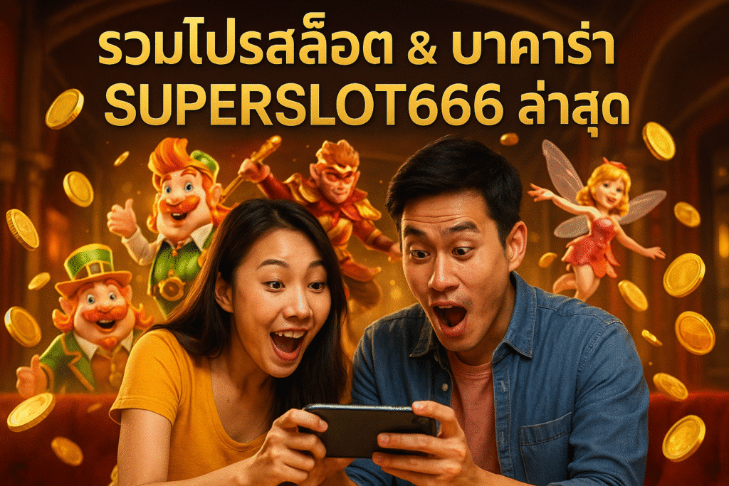 รวมโปรสล็อต & บาคาร่า SUPERSLOT666 ล่าสุด