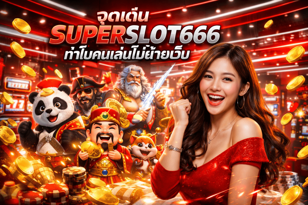 จุดเด่น SUPERSLOT666 ทำไมคนเล่นไม่ย้ายเว็บ